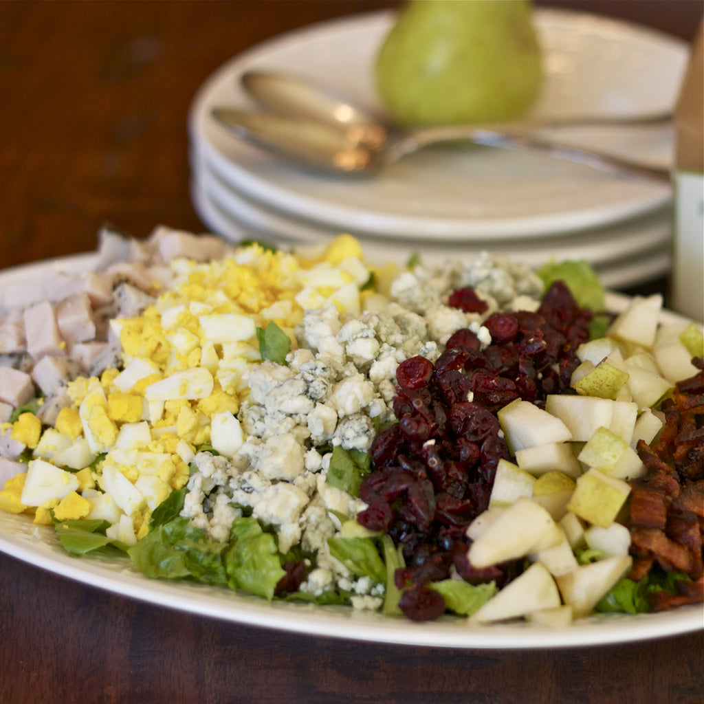 TURKEY & PEAR COBB SALAD (Honey Pear Vinaigrette)