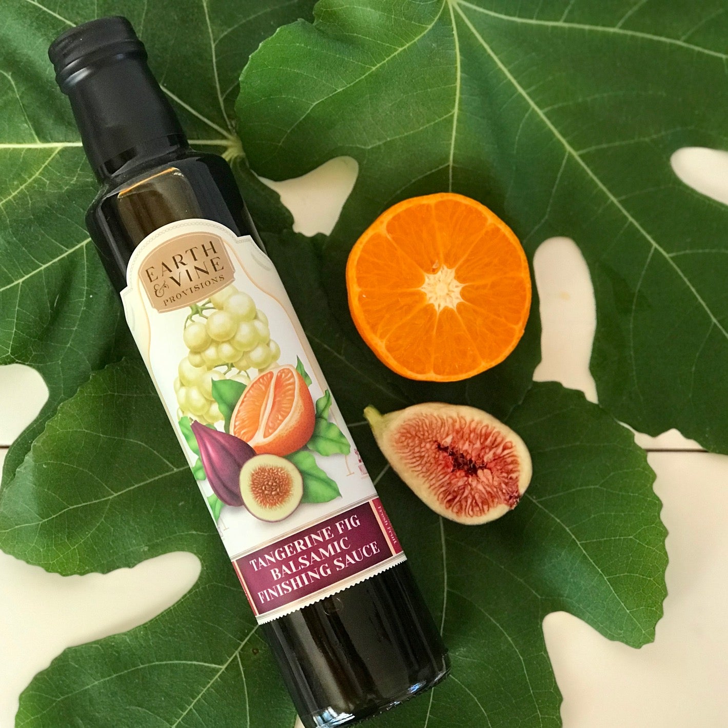 Earth Vine FINISHING SAUCE BALSAMIC FIG - TANGERINE