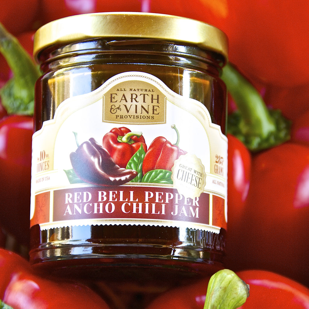 Red Bell Pepper Ancho Chili Jam-Recipe suggestions and Uses