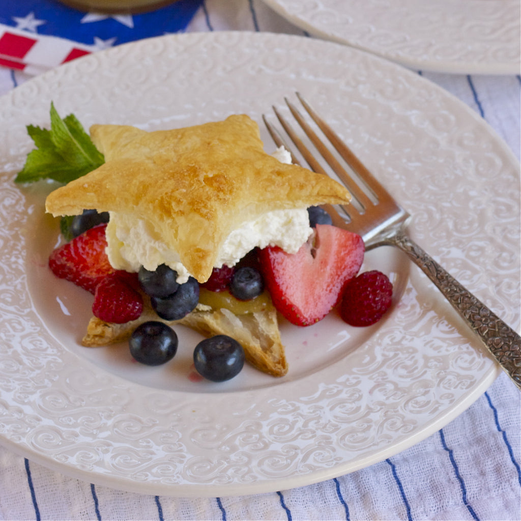 RED, WHITE & BLUE STAR (Meyer Lemon Pear Marmalade)