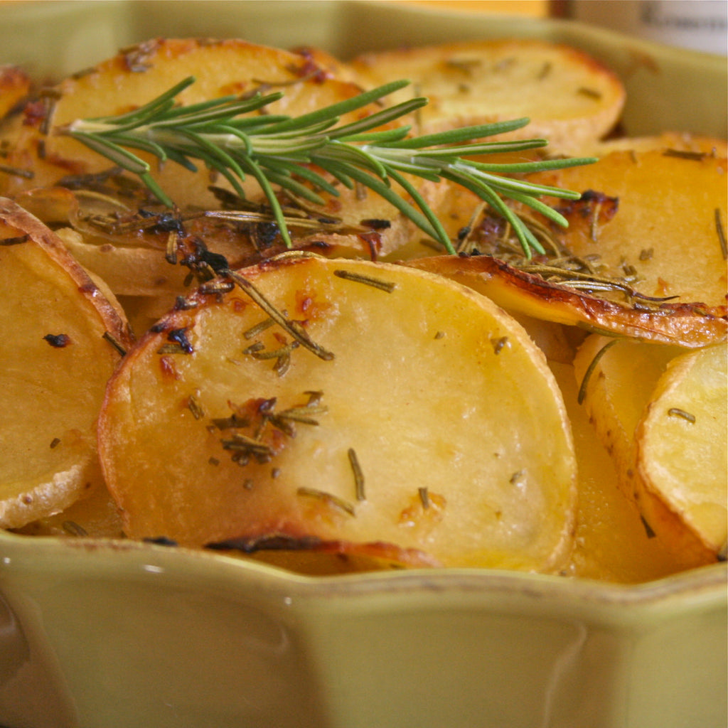 MEYER LEMON SCALLOPED POTATOES (Meyer Lemon Rosemary Marinade & Dressing)